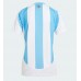 Camiseta Argentina Primera Equipación Replica Copa America 2024 para mujer mangas cortas